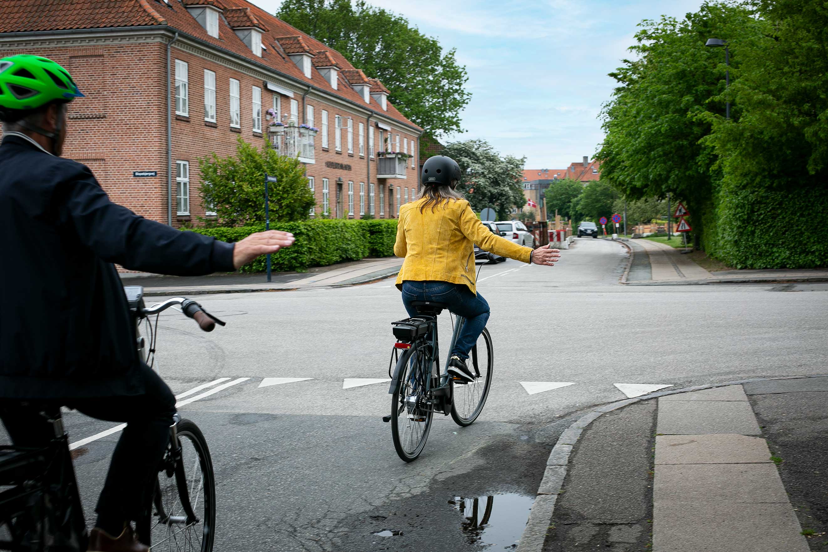 er lovpligtigt at give tegn på cykel | SikkerTrafik.dk